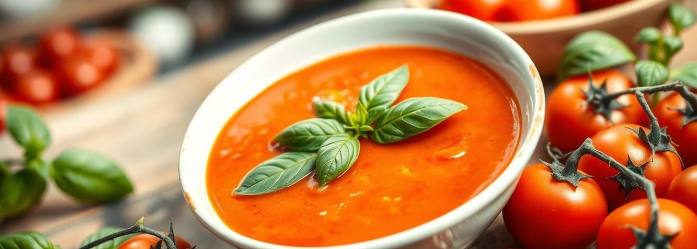 Low-Fat Tomato Basil Soup