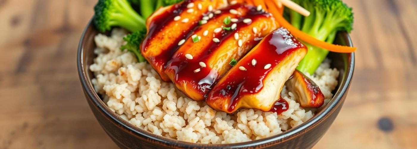 Macro-Friendly Chicken Teriyaki Bowl