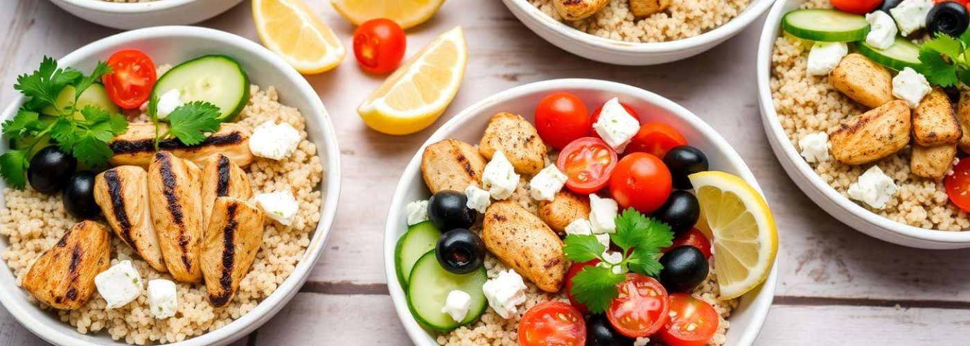 Make-Ahead Greek Chicken Bowls