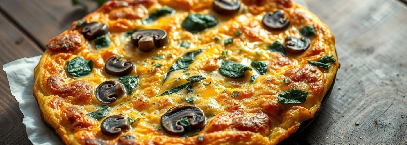 Mushroom & Spinach Breakfast Frittata