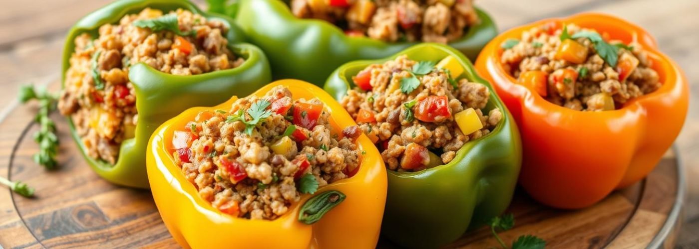 Paleo Stuffed Bell Peppers