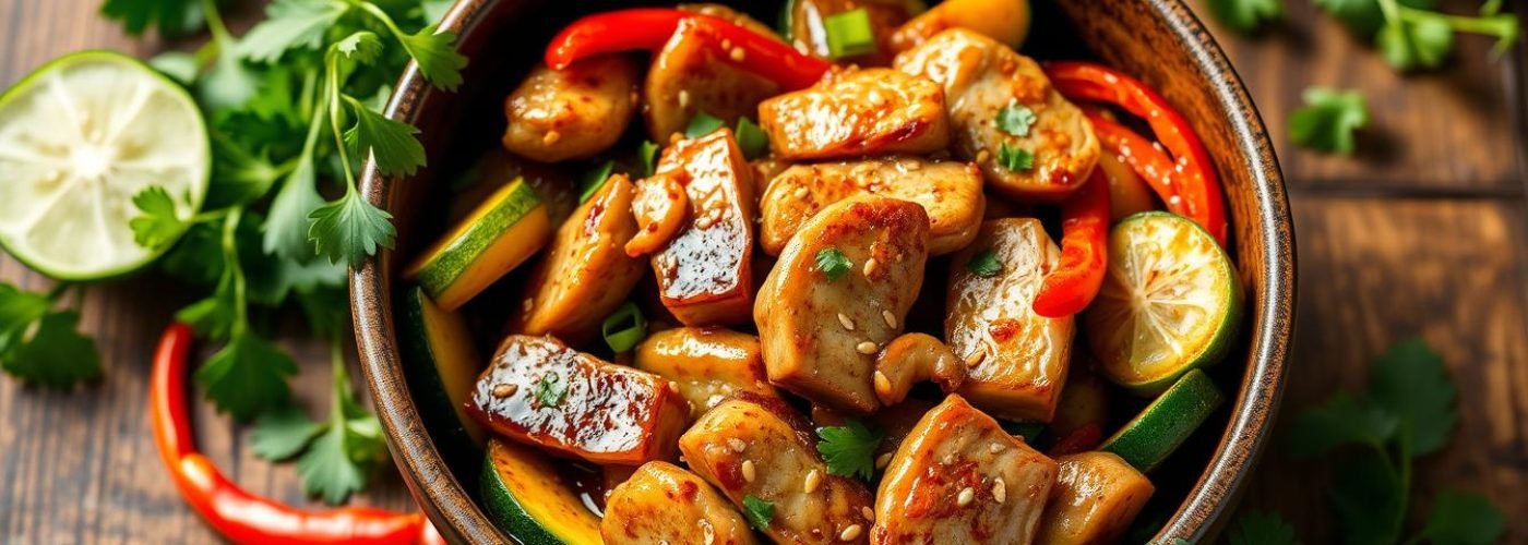 Pork & Zucchini Stir-Fry