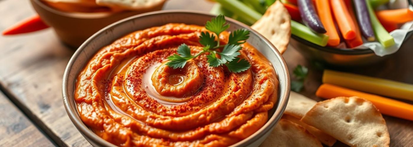 Roasted Red Pepper Hummus