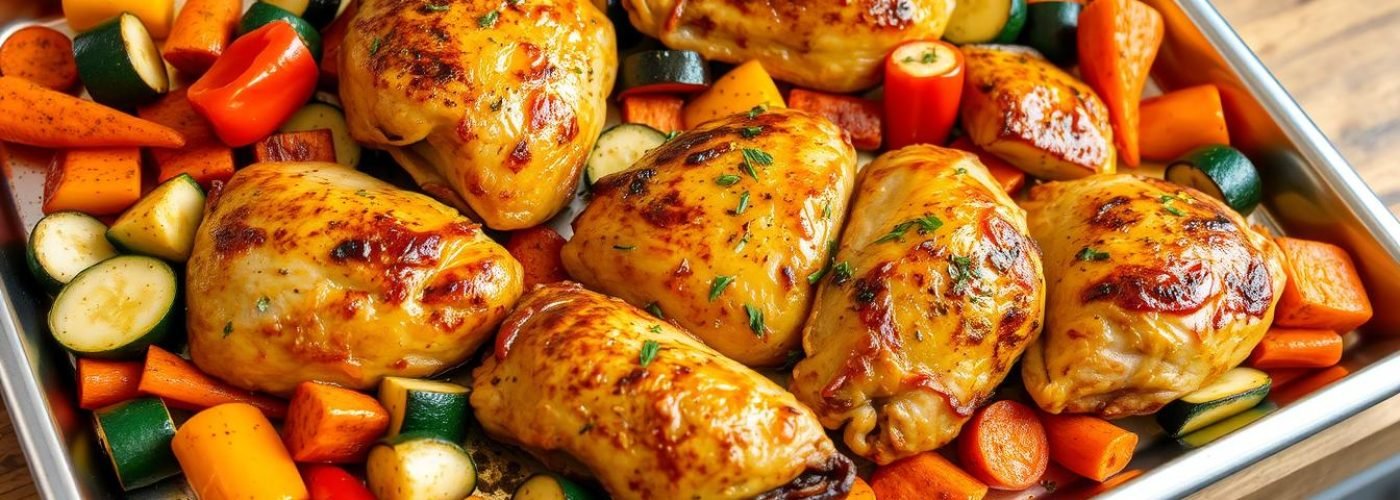 Sheet-Pan Chicken & Veggies for the Week