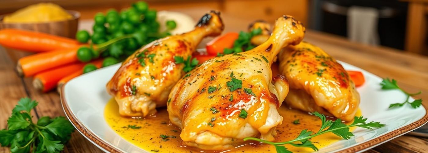 Slow-Cooker Garlic Butter Chicken Thighs