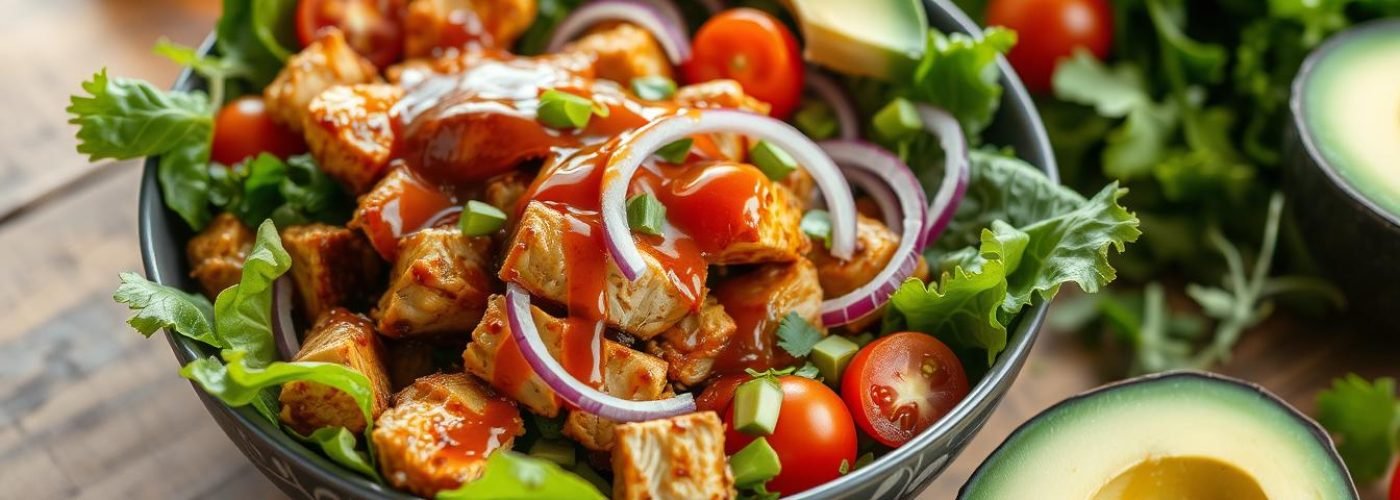 Spicy BBQ Chicken Salad