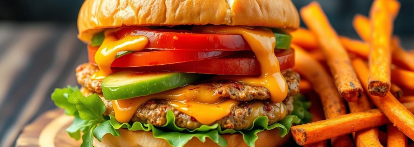 Spicy Southwest Turkey Burger