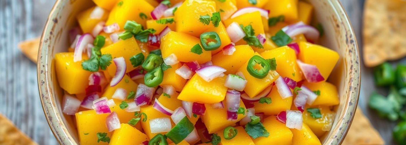 Sweet & Spicy Mango Salsa