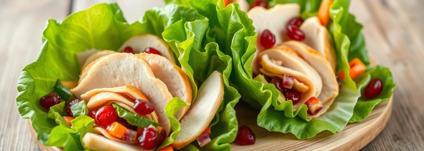 Turkey & Cranberry Lettuce Wrap