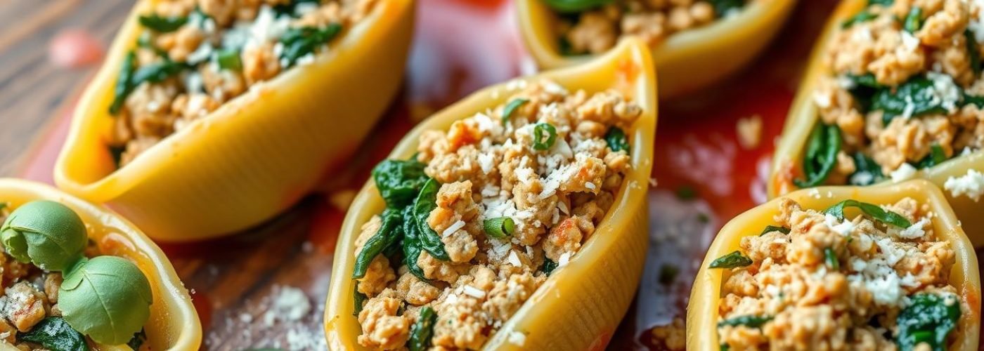 Turkey & Spinach Stuffed Shells