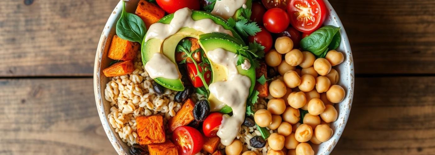 Vegan Buddha Bowl with Tahini Sauce