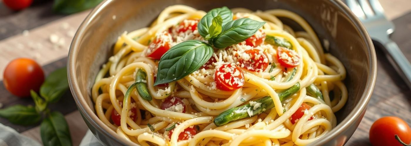Vegan Zucchini Noodle Alfredo
