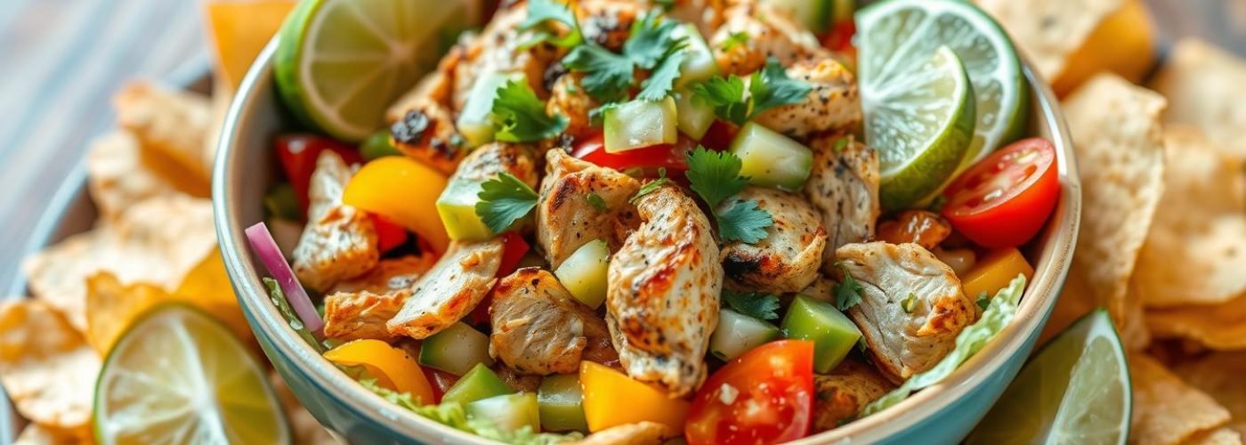 Zesty Chicken Fajita Salad